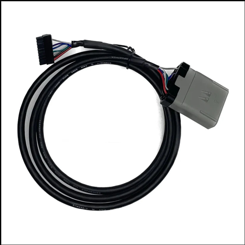 Square Gray Orange Volvo Panel Connector Cable