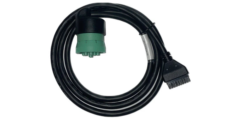 Round Green 9 Pin Connector