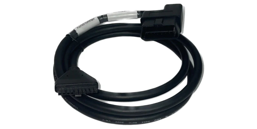 Volvo Square Black Heavy Duty OBDII Cable